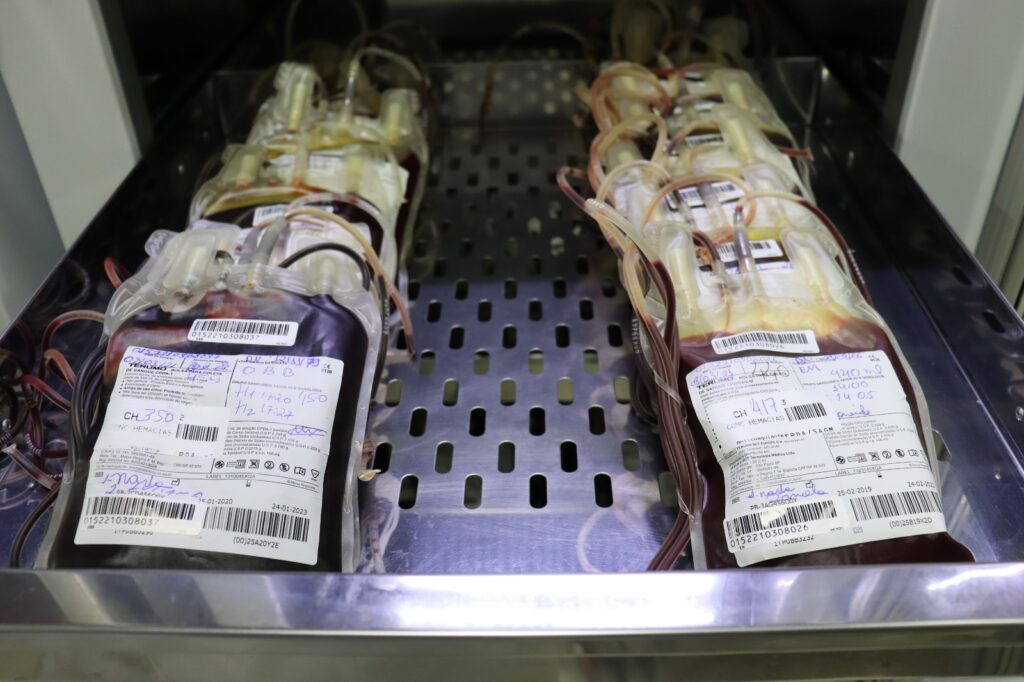 Imagem Ilustrando a Notícia: Com baixo estoque, meta de doação de sangue é definida pelo Hemogo