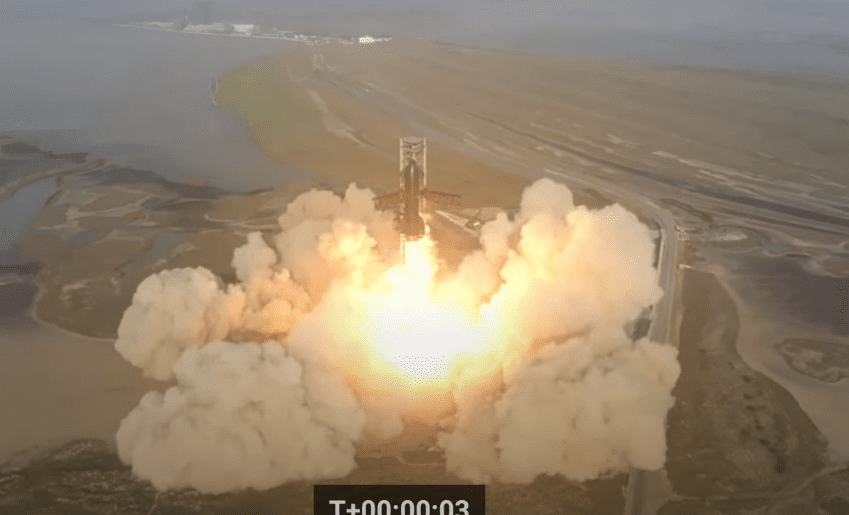 Imagem Ilustrando a Notícia: Foguete da SpaceX explode quatro minutos após decolagem