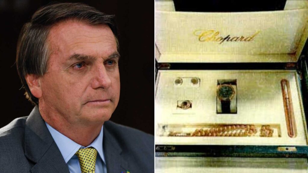 Imagem Ilustrando a Notícia: Defesa de Bolsonaro entrega terceiro pacote de joias