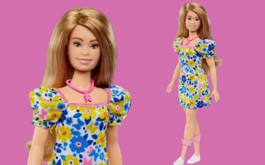 Imagem Ilustrando a Notícia: Barbie lança primeira boneca com síndrome de Down