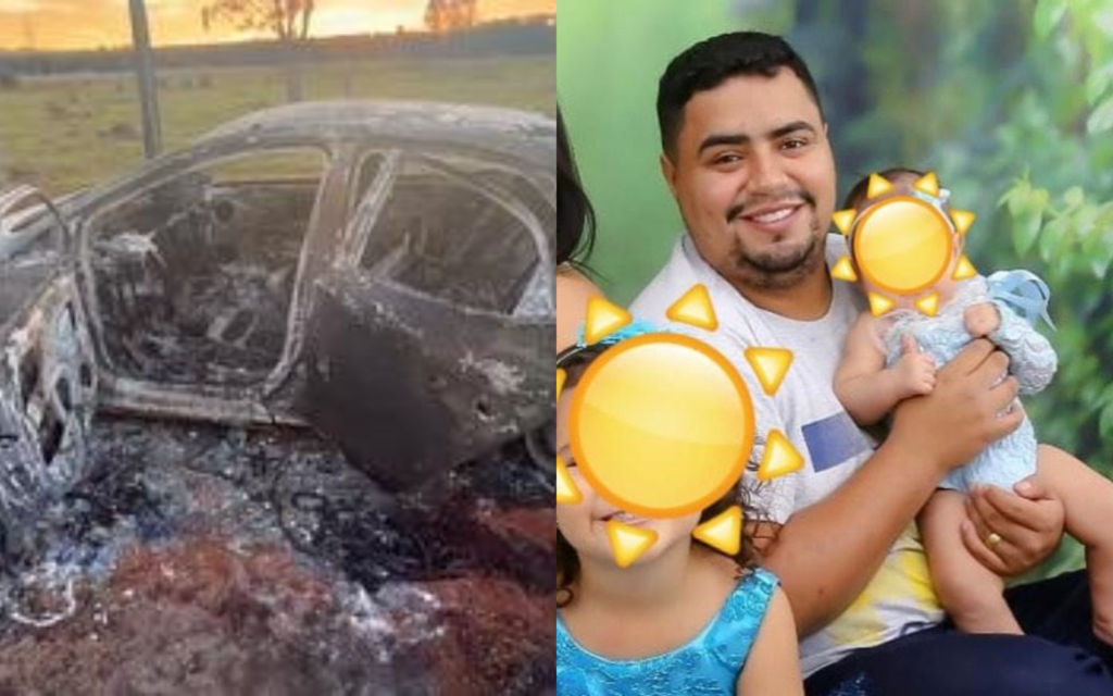 Imagem Ilustrando a Notícia: Pai é o principal suspeito de matar filhas carbonizadas dentro de carro em Santo Antônio de Goiás
