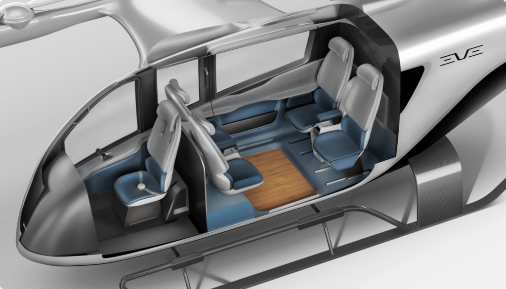 Imagem Ilustrando a Notícia: ‘Carro voador’ da Embraer quer democratizar transporte aéreo nas cidades