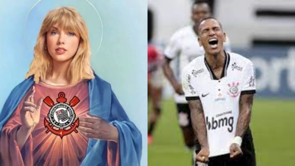 Imagem Ilustrando a Notícia: Qual é a ligação da cantora Taylor Swift e o Corinthians?