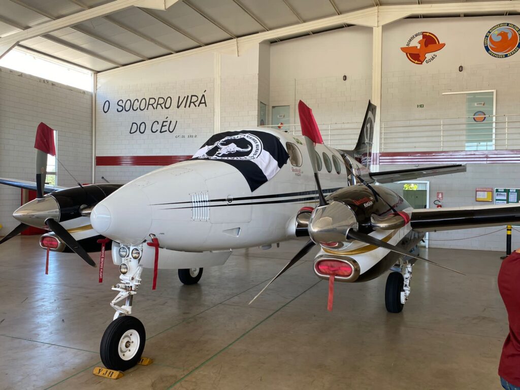 Imagem Ilustrando a Notícia: Aeronave apreendida pela Polícia Civil reforça ações dos Bombeiros de Goiás
