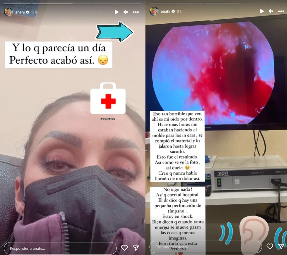 Imagem Ilustrando a Notícia: Anahí, integrante do RBD, é hospitalizada após se machucar em ensaios para Soy Rebelde Tour: ‘Nunca havia chorado de dor assim’
