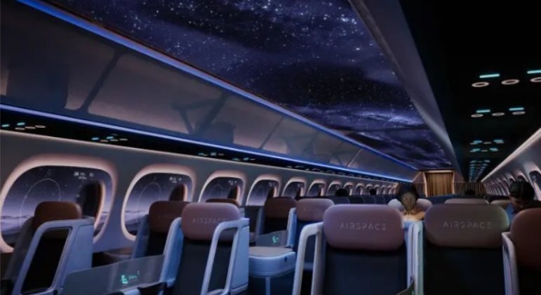 Imagem Ilustrando a Notícia: Empresa aeroespacial aposta em avião com teto transparente