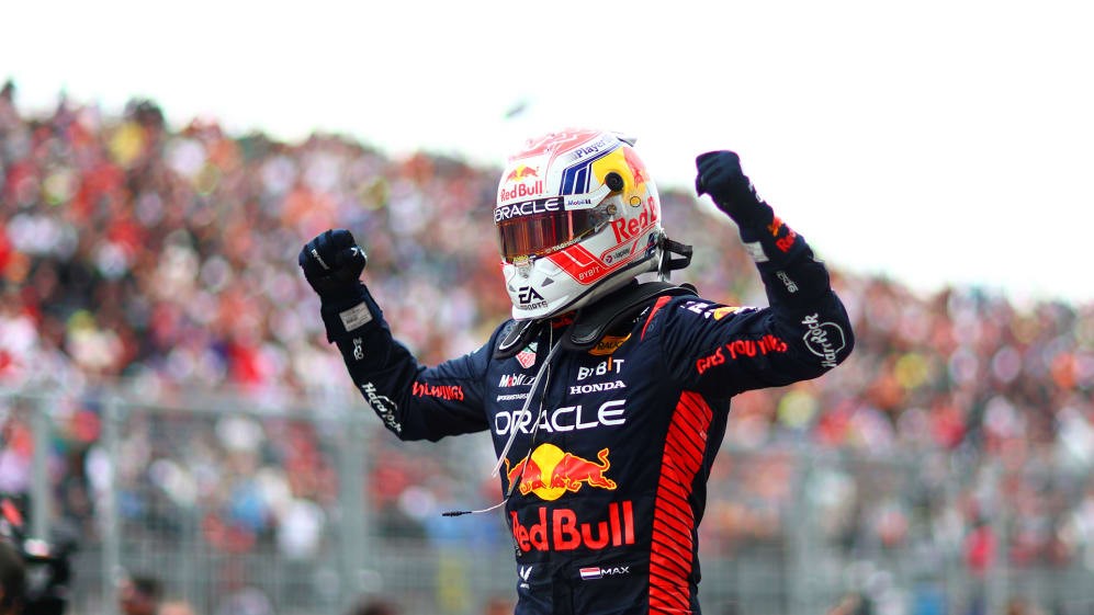 Imagem Ilustrando a Notícia: Verstappen e Red Bull alcançam metas históricas no GP de Montreal