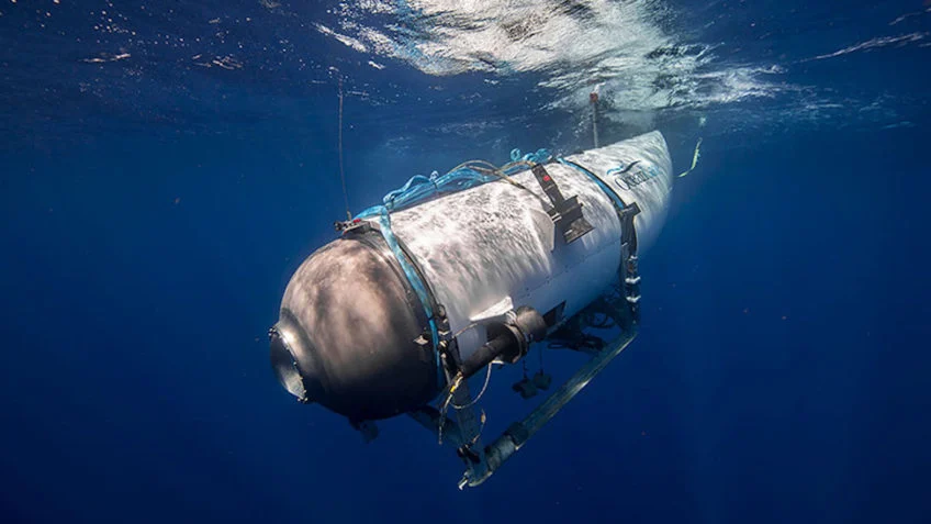 Imagem Ilustrando a Notícia: Destroços encontrados próximos ao Titanic são de submarino desaparecido