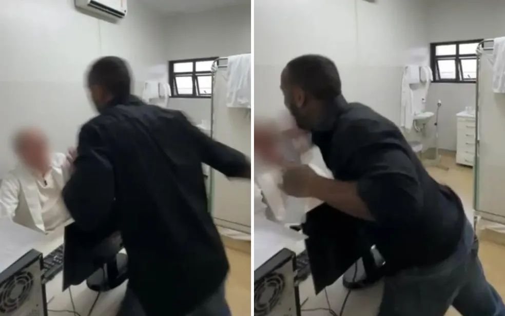 Imagem Ilustrando a Notícia: Homem é preso após dar soco em ginecologista dentro de consultório em Goiânia