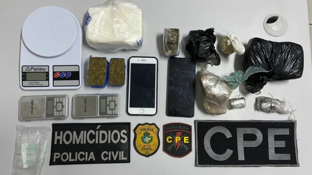 Imagem Ilustrando a Notícia: Três suspeitos de tráfico de drogas e homicídios são presos em Aparecida de Goiânia