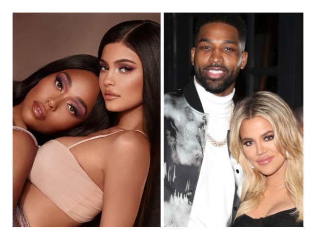Imagem Ilustrando a Notícia: Kylie Jenner é vista com ex-melhor amiga, Jordyn Woods, pivô de separação entre Tristan Thompson e Khloé Kardashian