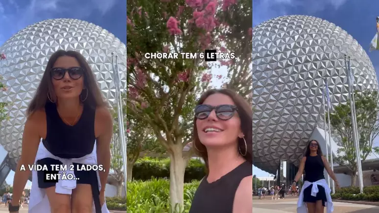Imagem Ilustrando a Notícia: Giovanna Antonelli publica vídeo motivacional e web reage: ‘Fácil falar quando está na Disney’