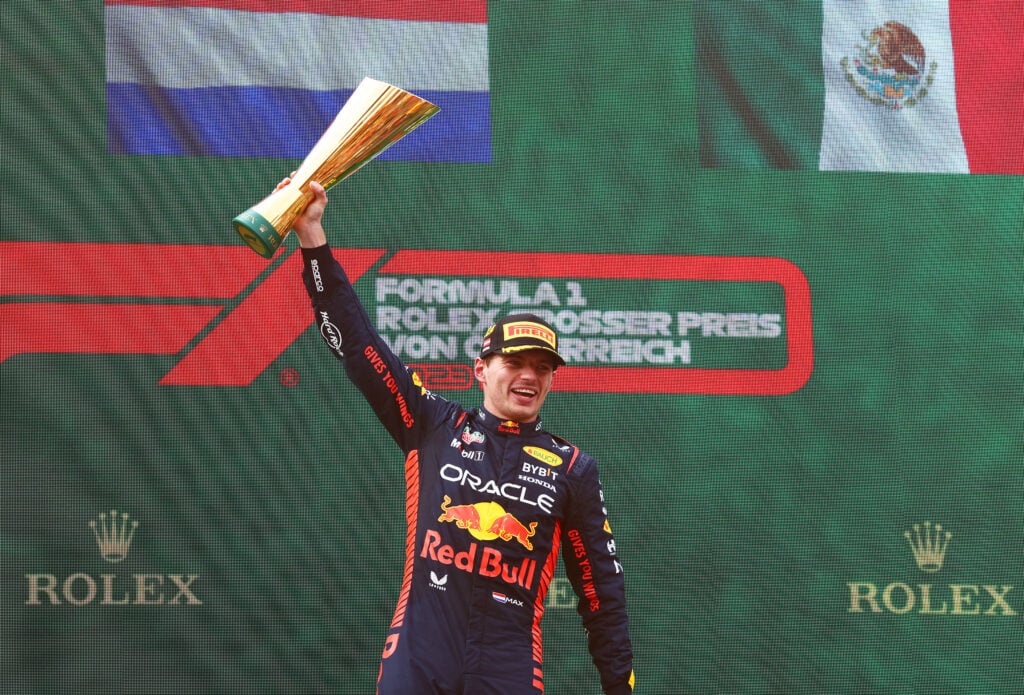 Imagem Ilustrando a Notícia: Max Verstappen vence o GP da Áustria e supera vitórias de Senna na F1