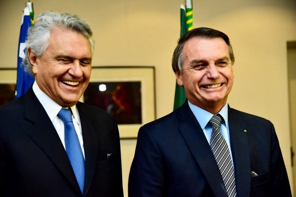 Imagem Ilustrando a Notícia: Bolsonaro vem à Goiânia nesta sexta e deve se encontrar com Caiado