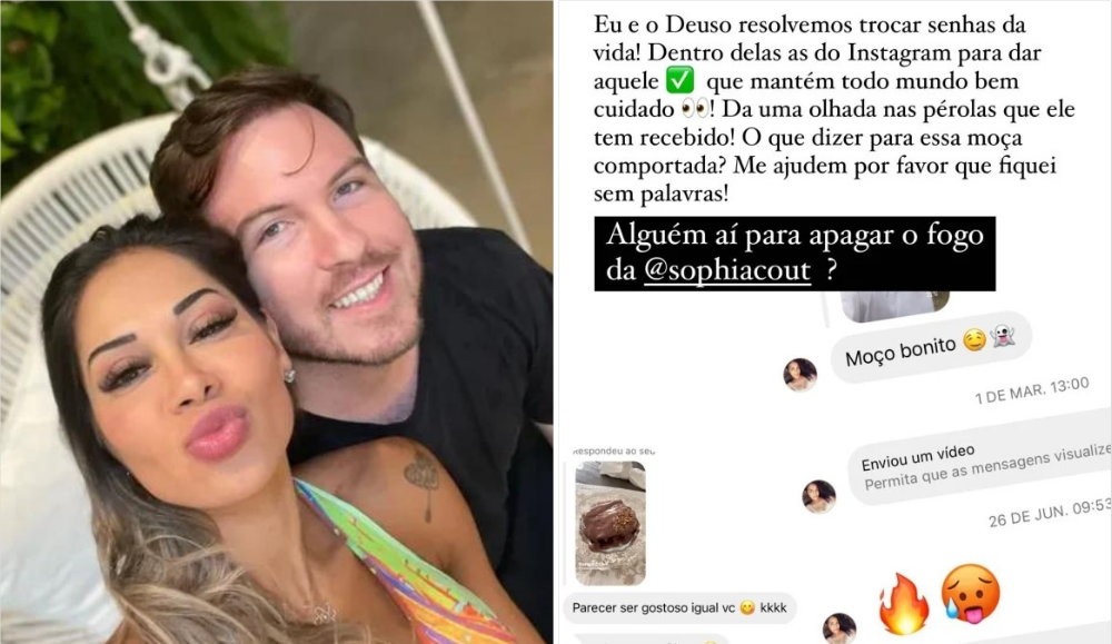 Imagem Ilustrando a Notícia: Maíra Cardi expõe seguidora que mandava fotos íntimas para Thiago Nigro