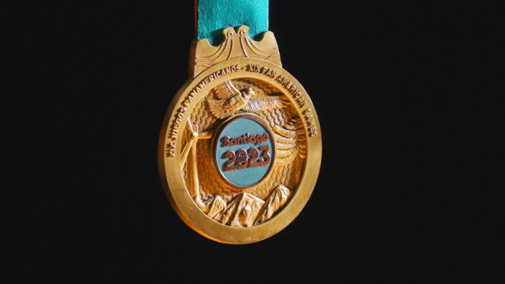 Imagem Ilustrando a Notícia: Santiago 2023 revela as medalhas para o Pan-Americano