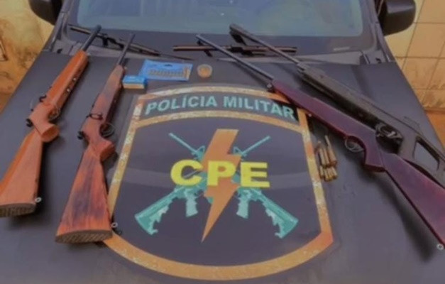 Imagem Ilustrando a Notícia: Fábrica de armas clandestinas em Goiânia é fechada pela PM