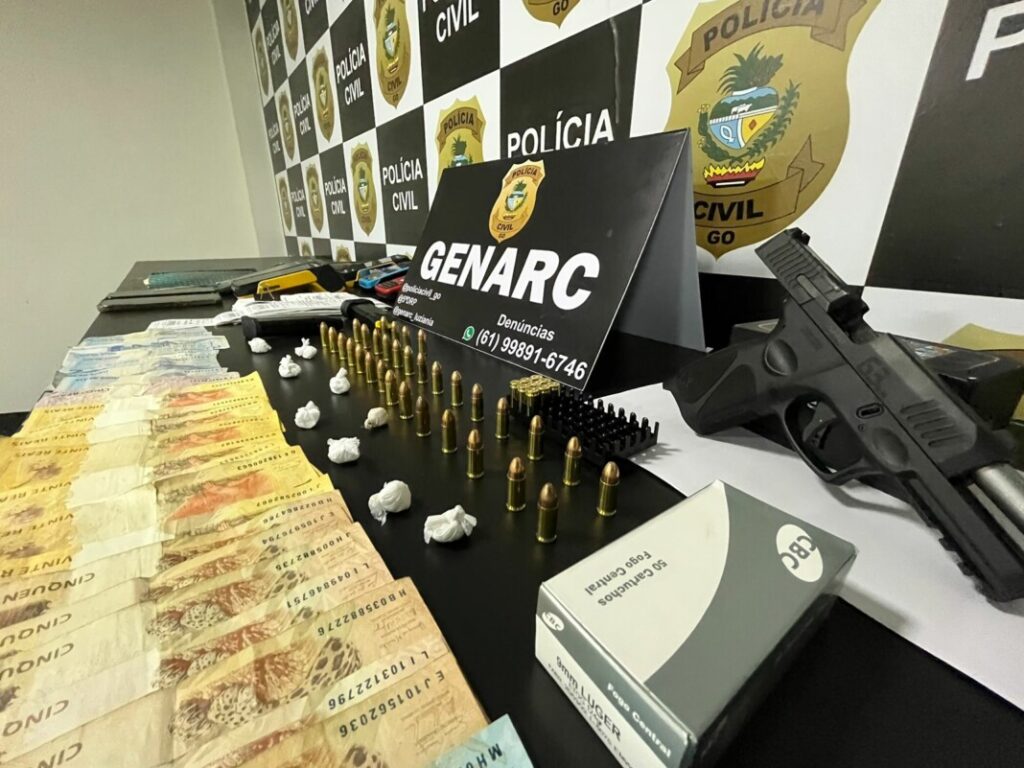 Imagem Ilustrando a Notícia: Polícia prende suspeito que mantinha trailer para comércio de drogas, em Luziânia