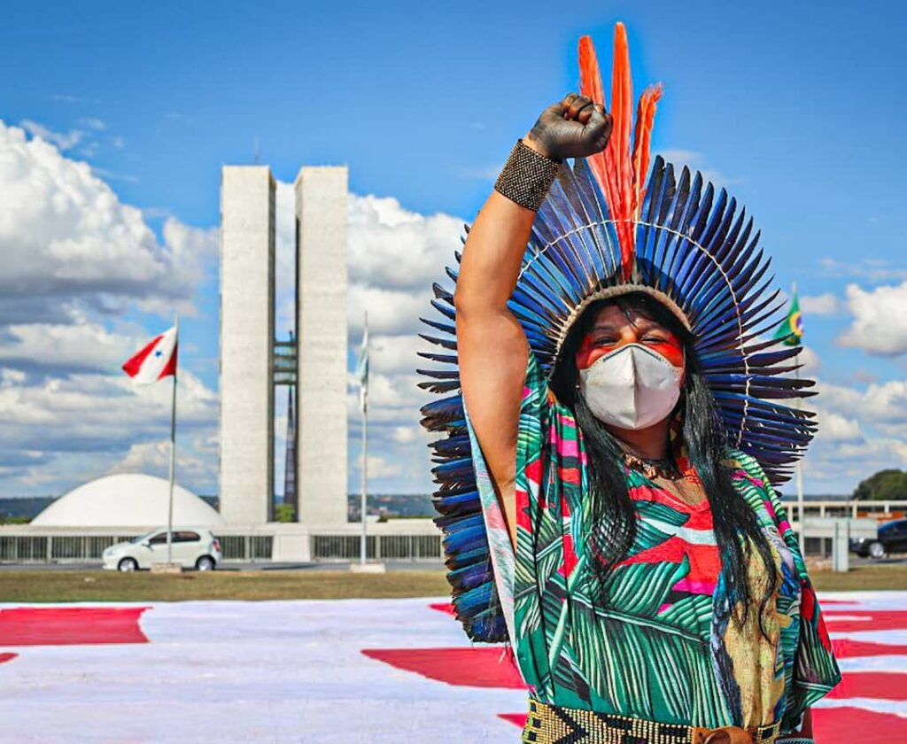 Imagem Ilustrando a Notícia: Povos indígenas unem forças em Brasília na defesa de direitos territoriais