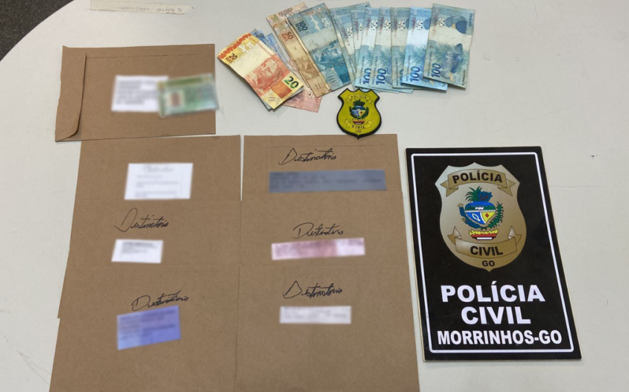 Imagem Ilustrando a Notícia: Membros de associação criminosa são presos por falsificação de documentos públicos, em Morrinhos