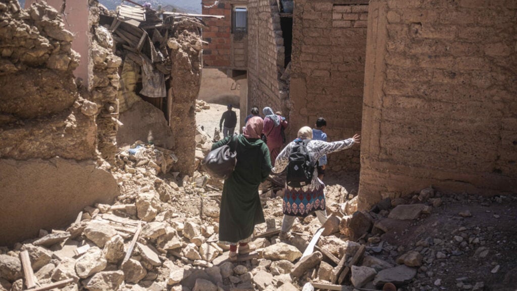 Imagem Ilustrando a Notícia: Terremoto no Marrocos deixa mais de mil mortos