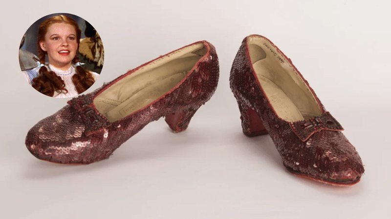 Imagem Ilustrando a Notícia: Por onde anda os icônicos ‘sapatos de rubi’ de Dorothy?