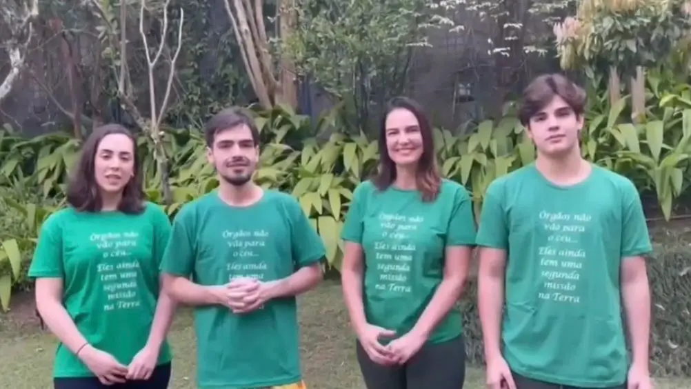 Imagem Ilustrando a Notícia: Setembro verde: família de Faustão e Ministério da Saúde fazem campanha para doação de órgãos