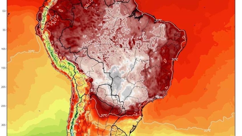 Imagem Ilustrando a Notícia: Brasil enfrenta onda de calor recorde em pleno fim de inverno; entenda