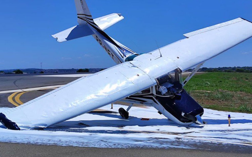 Imagem Ilustrando a Notícia: Incidente em pouso de avião causa transtornos no Santa Genoveva
