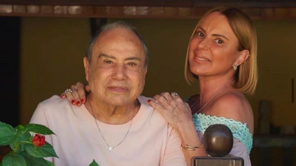 Imagem Ilustrando a Notícia: Esposa de Stênio Garcia nega veracidade de traição e prints vazados: “estão tentando me extorquir”