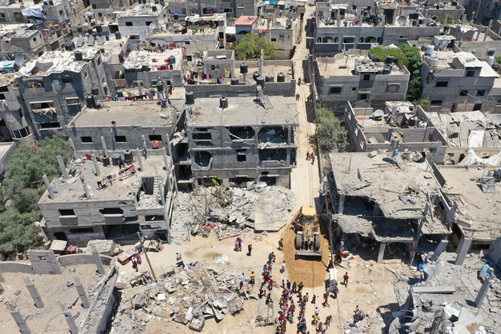 Imagem Ilustrando a Notícia: Gaza fica incomunicável com o mundo após Israel intensificar bombardeios