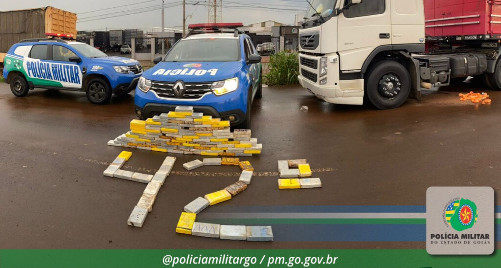 Imagem Ilustrando a Notícia: Operação policial resulta em mega apreensão de cloridrato de cocaína em Rio Verde-GO