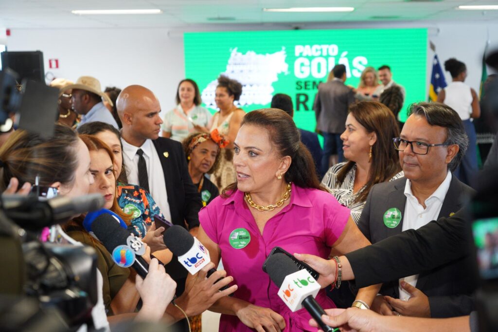 Imagem Ilustrando a Notícia: Gracinha Caiado encabeça lançamento do Pacto Goiás Sem Racismo