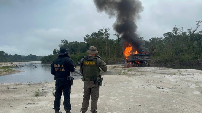 Imagem Ilustrando a Notícia: Operação Xapiri combate garimpo ilegal na Terra Indígena Vale do Javari, no Amazonas