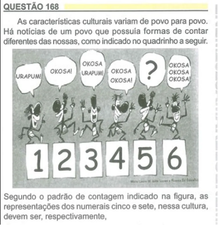 Imagem Ilustrando a Notícia: Alunos do Enem denunciam questão racista no segundo dia do exame: “Negro faz uga buga?”