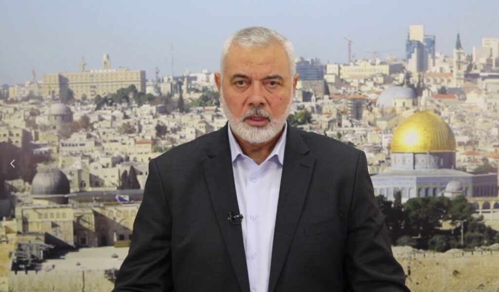 Imagem Ilustrando a Notícia: Líder do Hamas diz que um acordo de trégua com Israel está próximo