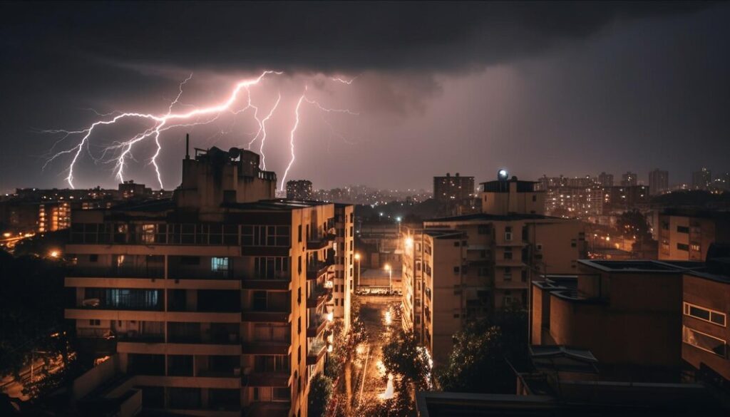 Imagem Ilustrando a Notícia: Alerta de tempestades em Goiás até o final da semana