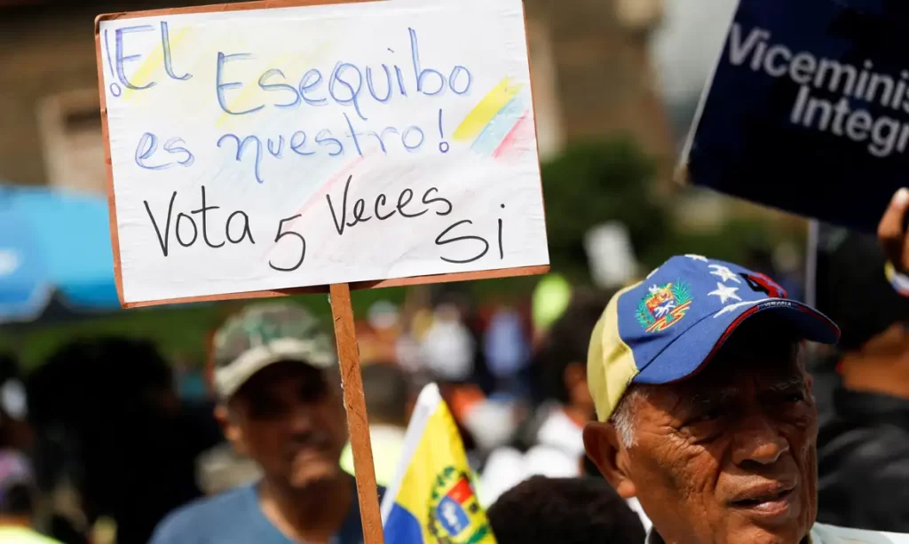 Imagem Ilustrando a Notícia: Venezuela consulta neste domingo eleitores sobre disputa com Guiana
