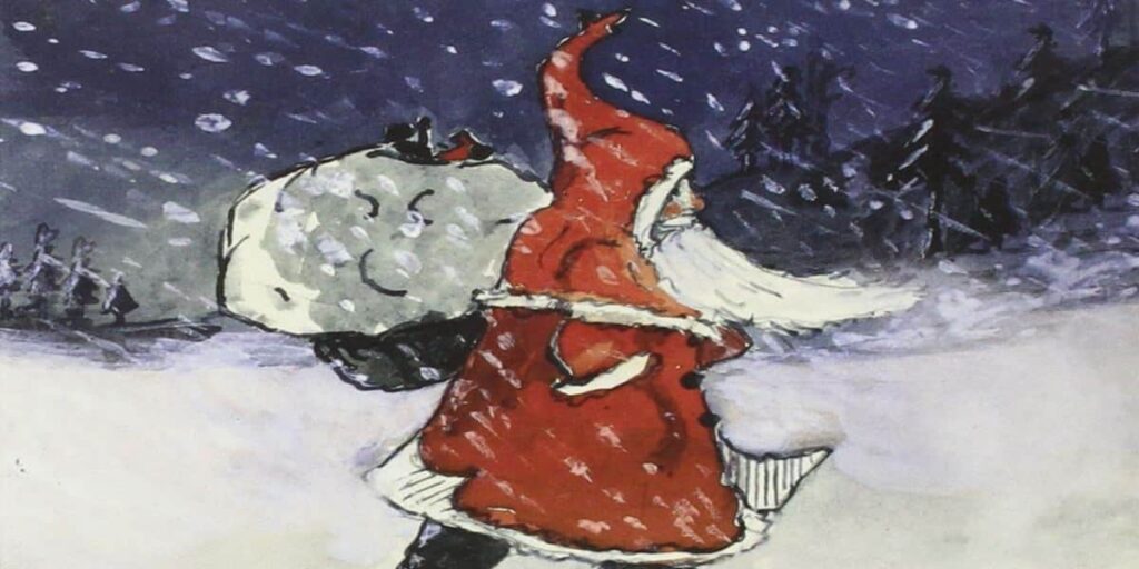 Imagem Ilustrando a Notícia: Cartas do Papai Noel: durante 23 anos J. R. R Tolkien escreveu para seus filhos fingindo ser o bom velhinho