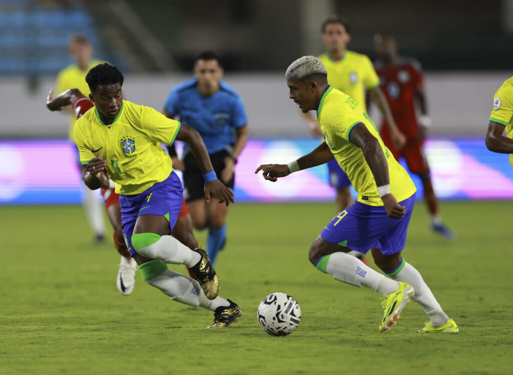 Imagem Ilustrando a Notícia: Brasil vence Colômbia na terceira rodada do Pré-Olímpico
