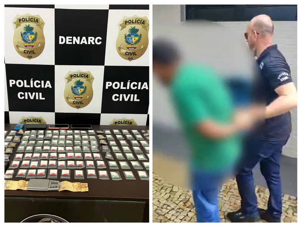 Imagem Ilustrando a Notícia: Homem é preso suspeito de utilizar carros alugados para distribuição de cocaína em Goiânia