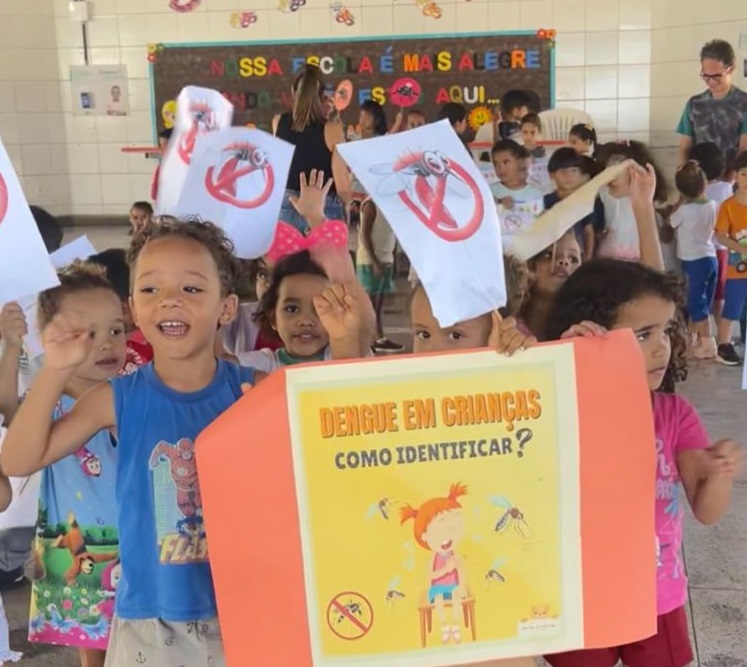 Imagem Ilustrando a Notícia: Projeto ‘Todos contra Dengue’ conta com apoio de crianças da rede de educação