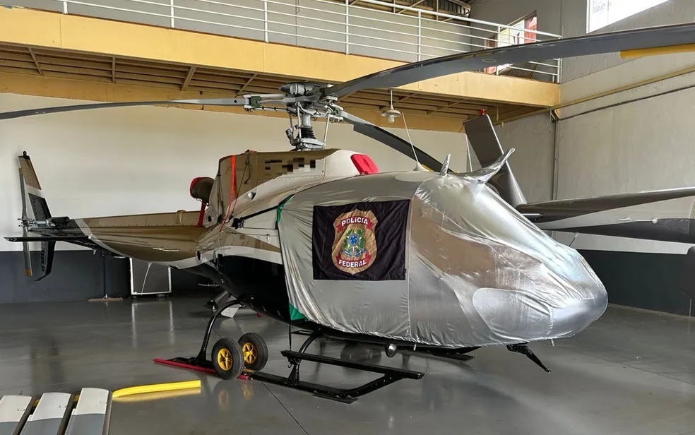 Imagem Ilustrando a Notícia: PF prende piloto de helicóptero suspeito de tráfico de drogas