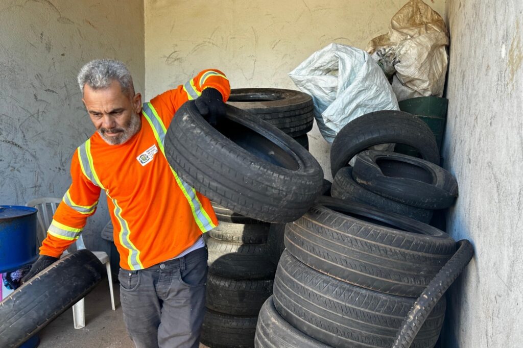 Imagem Ilustrando a Notícia: Goiânia disponibiliza Ecopontos para descarte de pneus no combate à dengue