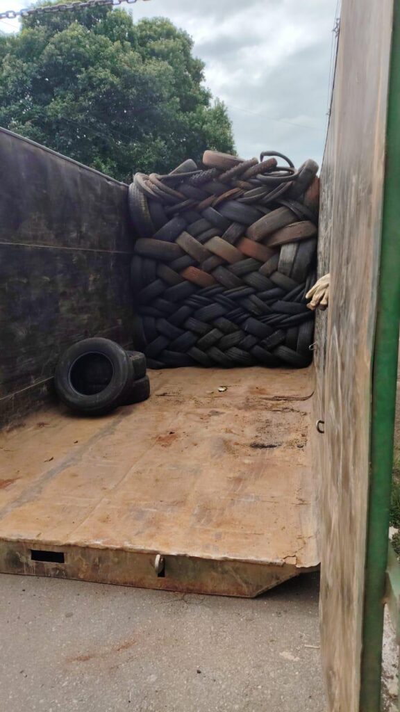 Imagem Ilustrando a Notícia: Prefeitura recolhe 15 mil pneus descartados em Goiânia apenas este ano