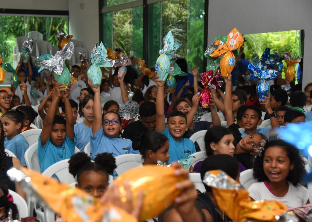 Imagem Ilustrando a Notícia: Celebração da Páscoa chega mais cedo para crianças e adolescentes de instituições de assistência em Aparecida de Goiânia