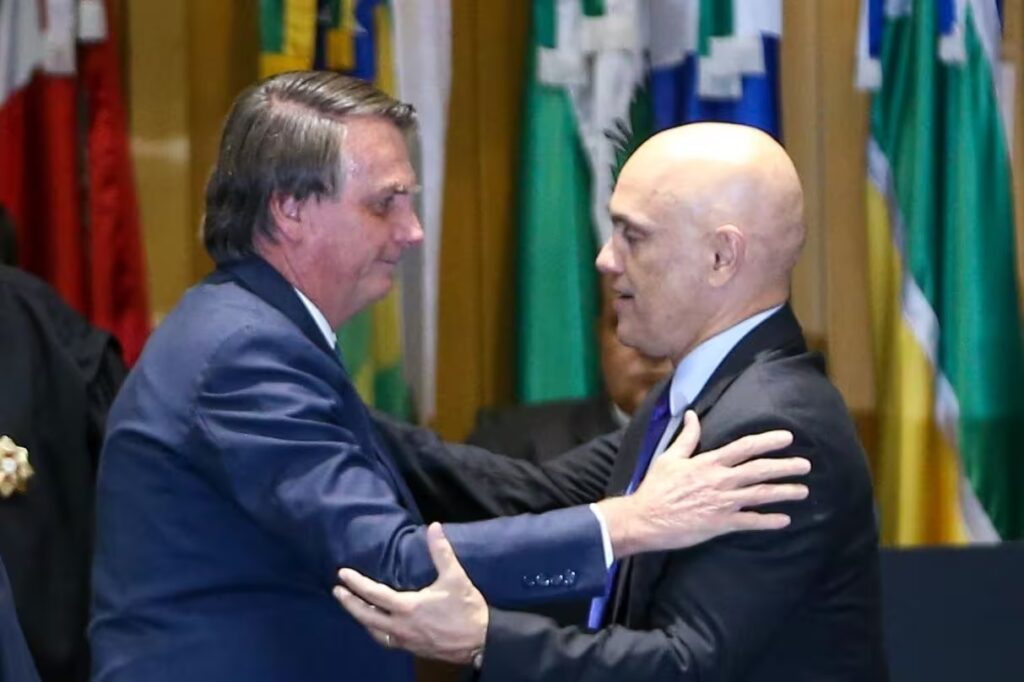 Imagem Ilustrando a Notícia: Alexandre de Moraes e Bolsonaro teriam se encontrado na casa de Ciro Nogueira, afirma jornal 