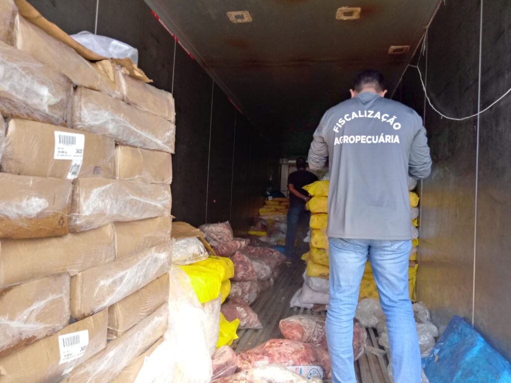 Imagem Ilustrando a Notícia: Seis toneladas de carnes são apreendidas em depósito clandestino infestado por moscas e lixo, em Goiânia