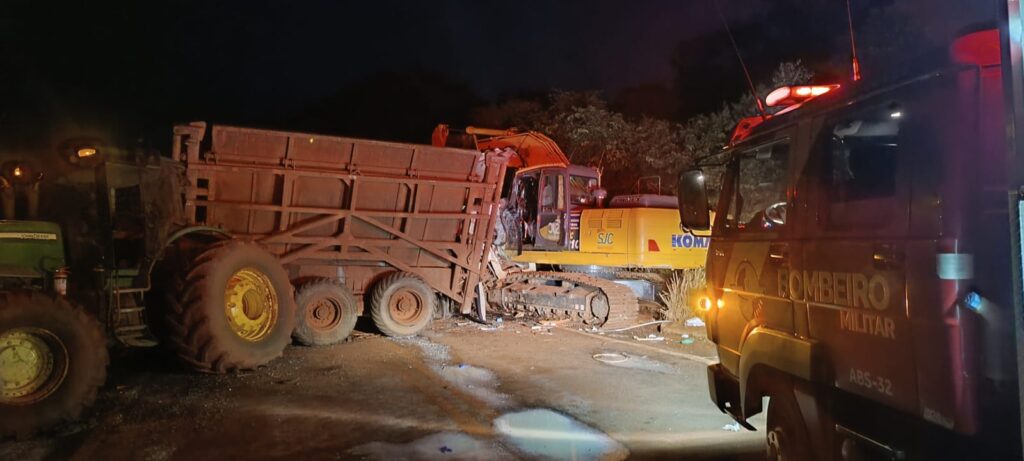 Imagem Ilustrando a Notícia: Acidente com seis vítimas deixa um morto na GO-206, entre Quirinópolis e Caçu