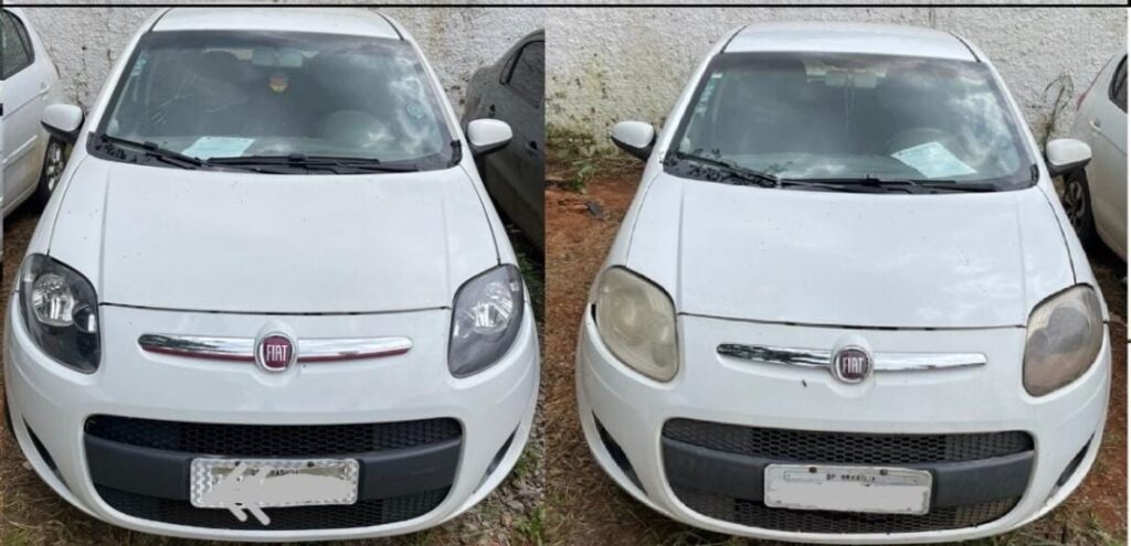 Imagem Ilustrando a Notícia: Veículo clonado é encontrado em Águas Lindas, após vítima denunciar fraude